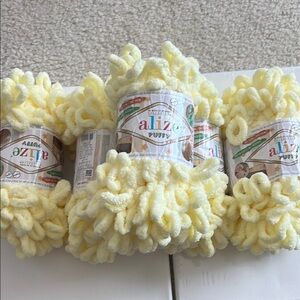 Puffy Kids Yarn - Soft Yellow